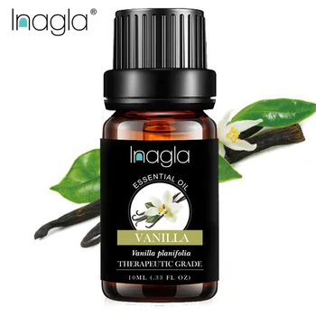 

Inagla Vanilla Essential Oil Camphor Natural 10ML Pure Essential Oils Aromatherapy Diffusers Oil Healthy immune Air Fresh Care