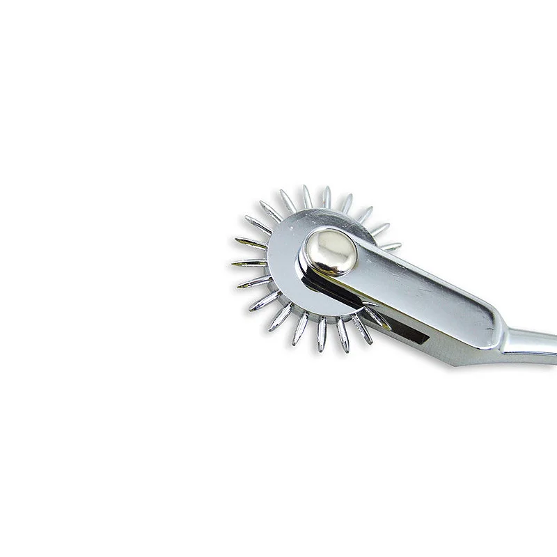 Stainless Steel Pinwheel Needles Wheel Roller Submissive Fetish Sex Slave Kit Sex Toy Nipple Clitoris BDSM Lesbian Women sex party toys erotic sex toy sex toys sex bondage toys