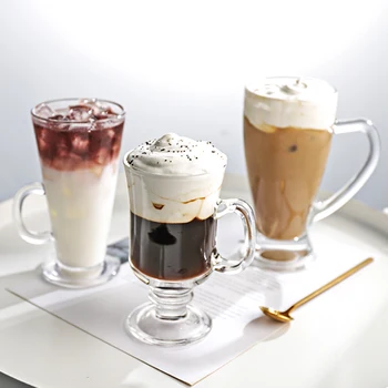 

Coffee Mug Glass Cup Receptacle Mug Thermal Cup Drinkware Friends Gift for Drinking Milk Tea Fruit Juice Coffee Latte