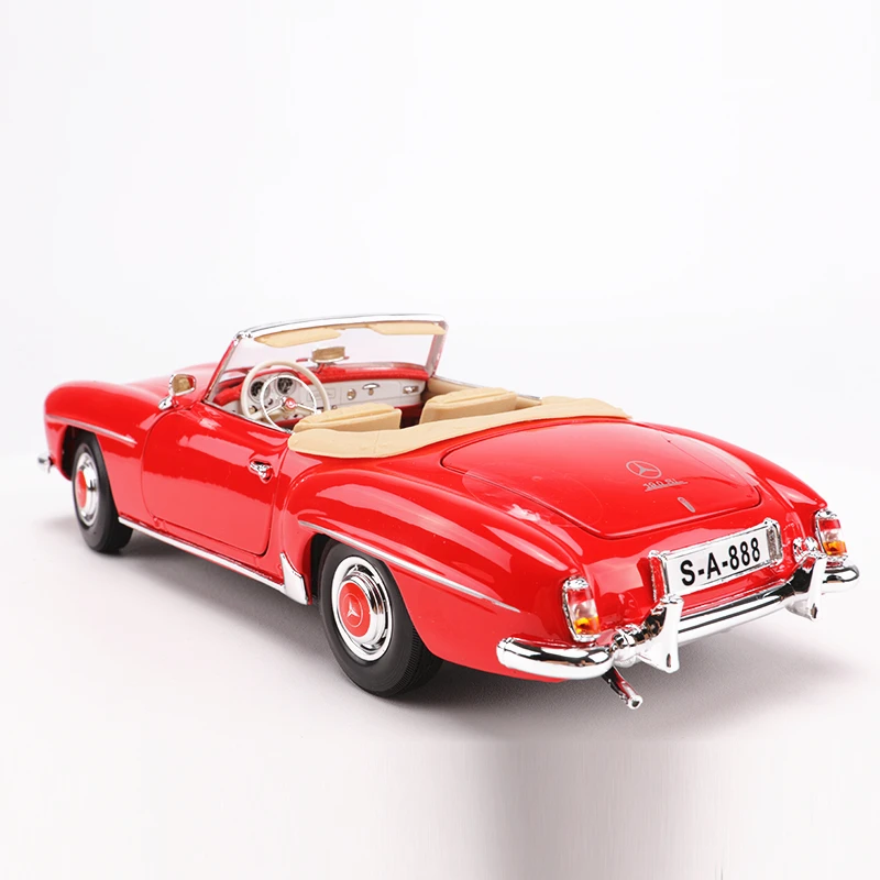 Модель автомобиля Maisto 1:18 Mercedes Benz 1955 190SL Coupe из сплава коллекционная игрушка в