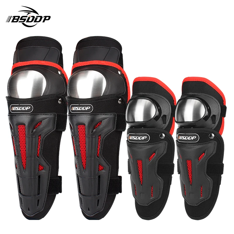 

4pcs Motorcycle Motocross Knee Protector Brace Protection Elbow Pad Kneepad For Yamaha YZF R6 R1 FZ1 FAZER R6S VERSION MT-09 R3
