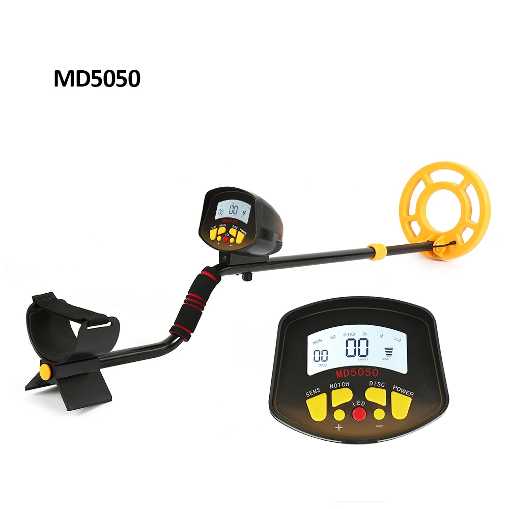 Подземный металлоискатель начального уровня MD5050 Gold Digger Treasure Hunter Seeker с ЖК