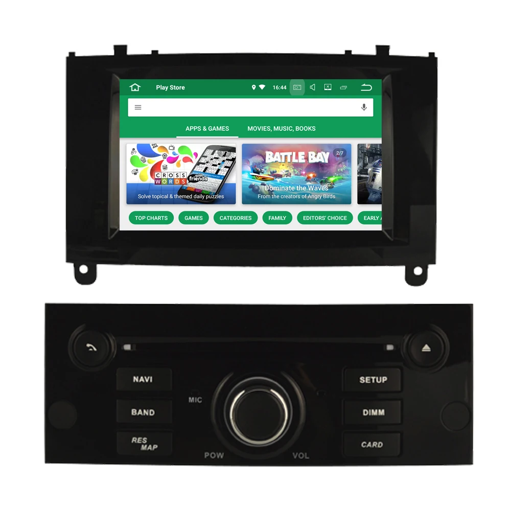 Flash Deal RoverOne Android 9.0 Car Multimedia Player For Peugeot 407 2004-2010 Radio Stereo DVD GPS Navigation For Peugeot 407 Head Unit 4