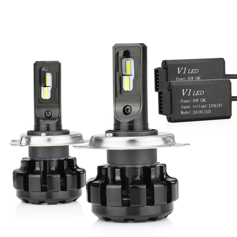 Zdatt фар led H4 H7 H8 H9 H11 9005 HB3 9006 HB4 9003 HB2 Светодиодные лампы свет автомобиля 12 В 6000 К 8000Lm