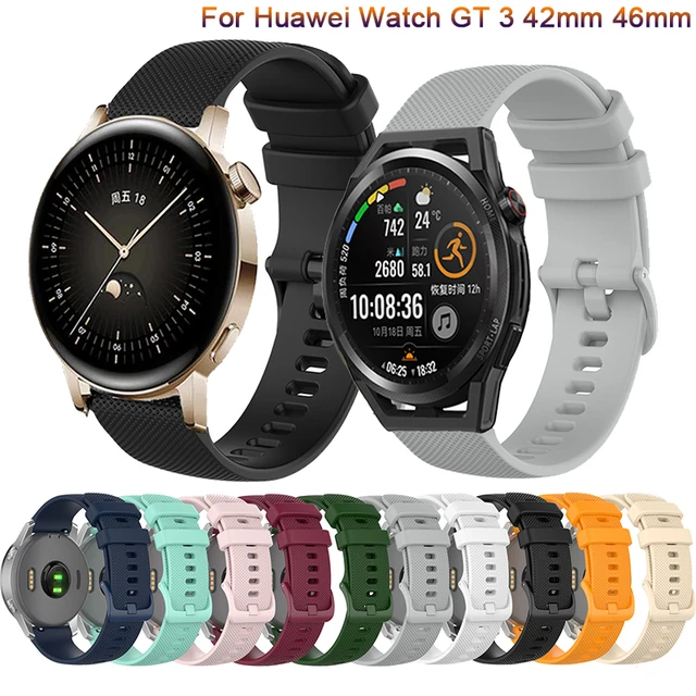 New Watchband Straps For Huawei Watch GT3 42mm 46mm Silicone Smart 