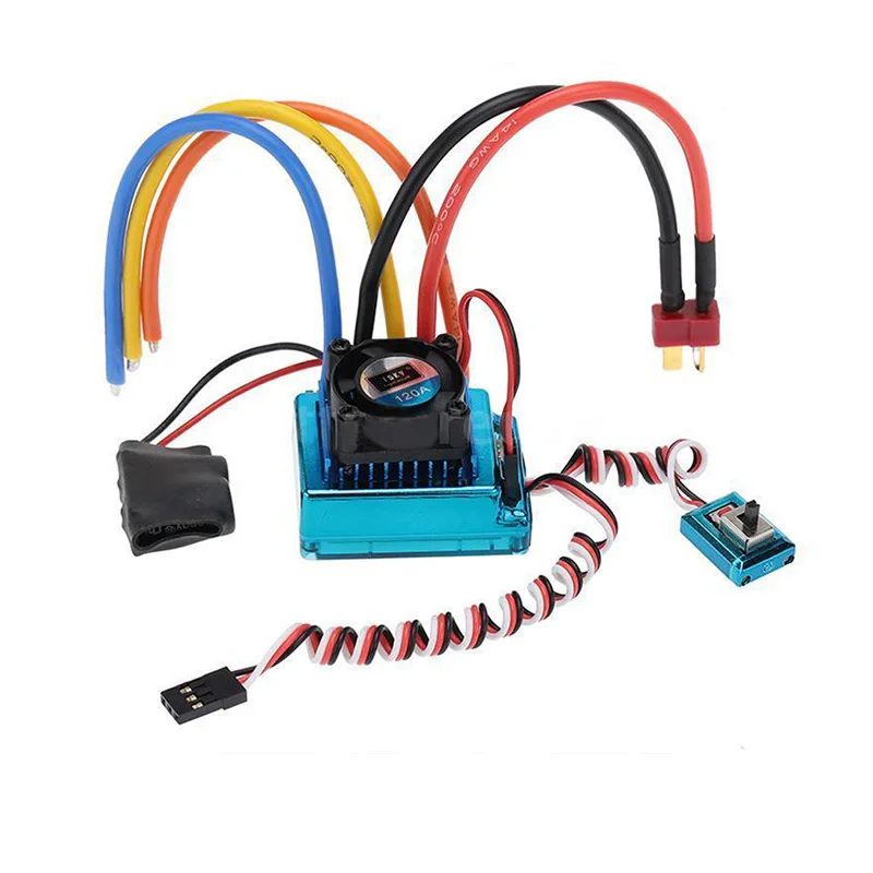 120A 2S 3S Feeling/бесщеточный ESC для 1/10 1/8 RC части автомобиля|Детали и аксессуары| |