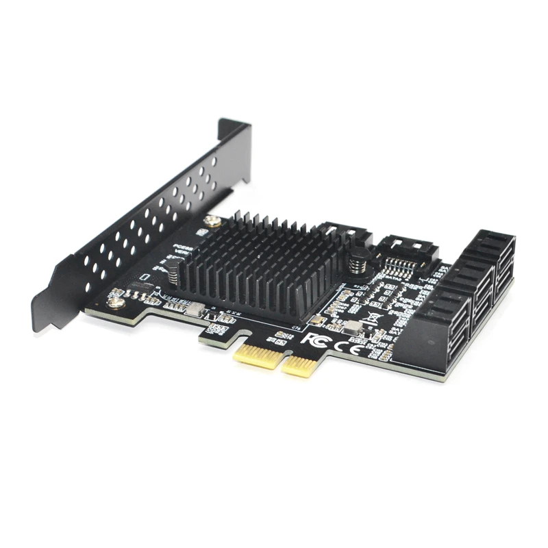 88se9215チップ8ポートsata 3 0 Pcie拡張カードのpci Express Sataアダプタsata 3コンバータとヒートシンクhdd用 Add On Cards Aliexpress