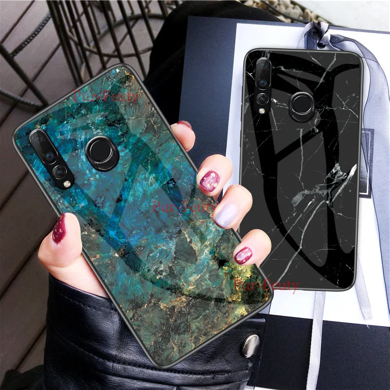Для huawei Y9 Prime P Smart Plus Z STK-LX1 чехол мраморный глянцевый чехол из закаленного стекла для huawei Honor 10i 20i 10 20 Lite чехол