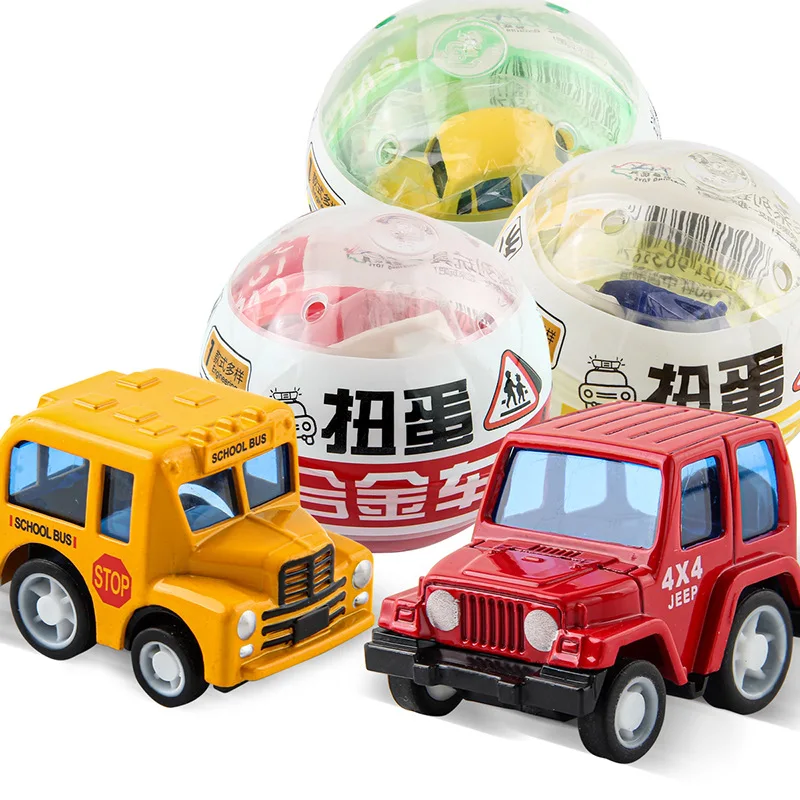 

Gift Warrior Alloy Car Engineering Vehicle Puzzle Egg cong ming dan Children'S Educational Early Childhood Capsule Toy Car