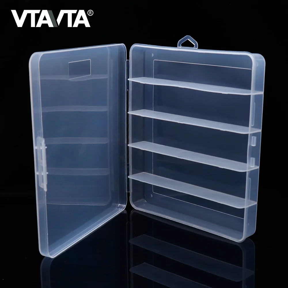 VTAVTA, 5 отсеков, коробки для рыболовных снастей, приманки, крючки, чехол для хранения, высокопрочные рыболовные инструменты, аксессуары для ловли карпа