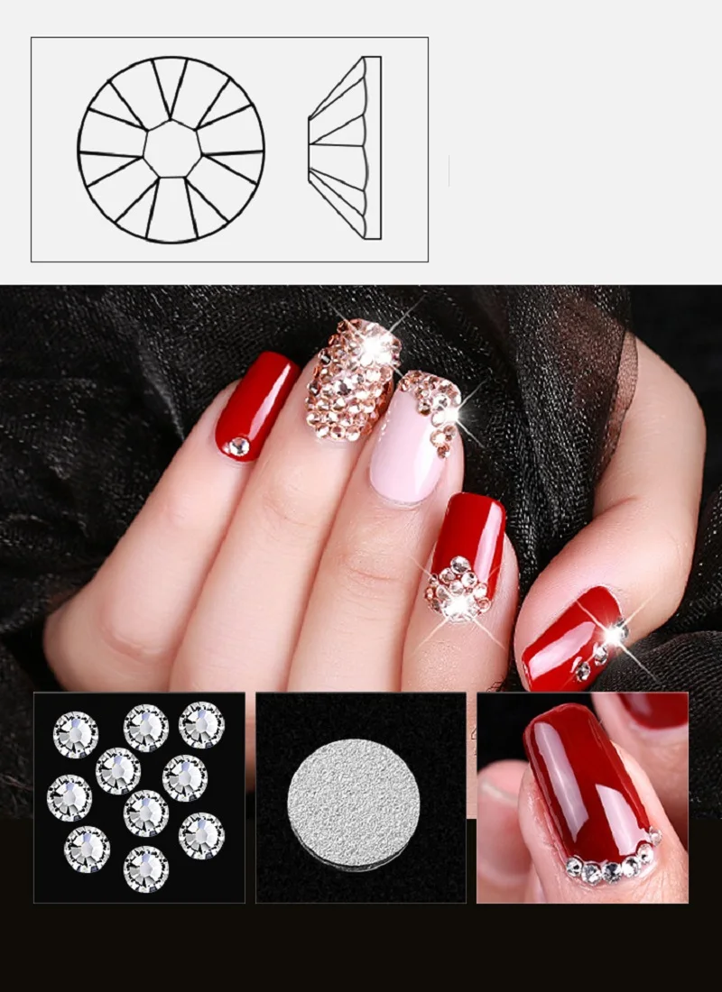 Смешанные Стразы для ногтей AB Цвет Камень неправильные бусины Маникюр дизайн ногтей украшения 3D Кристаллы ювелирные изделия декор колес