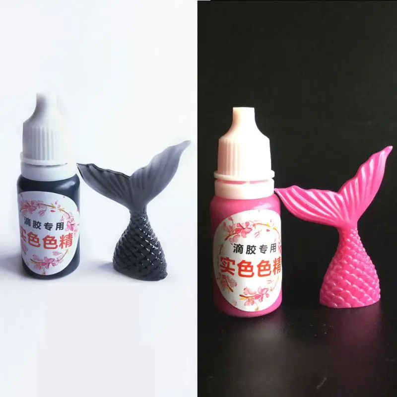 

10 Colors UV Resin Solid Pigment Kit poxy Resin Liquid Colorant Dye Jewelry DIY 667E