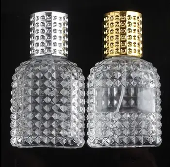 

Portable Glass Perfume Spray Bottles 30ml/50ml Empty Cosmetic Containers Atomizer Bottle For Outdoor Travel Perfume Bottles