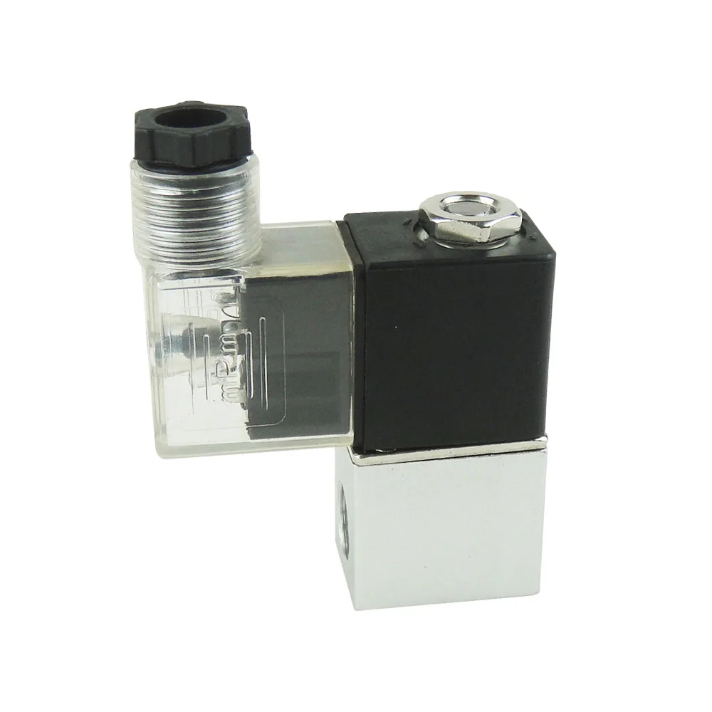 Воздушный Соленоидный клапан 2/2 нормально закрытый 1/4 дюйма DC24V 2V025 08|solenoid valve|12 volt