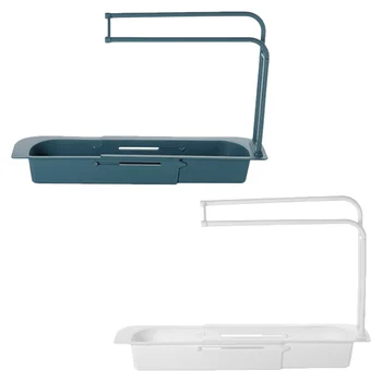 

2 Pcs Cleaning Cloth Holder Kitchen Holder Telescopic Sink Rack for Storage Hanging Home Kitchen
