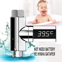 Уход за ребенком цифровой светодиодный дисплей Термометры для воды самогенерирующийся электрический датчик температуры воды