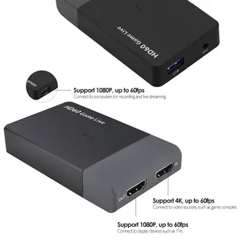 

Ezcap 261M USB 3.0 hd Video Capture 4K 1080P Game Live Video Converter