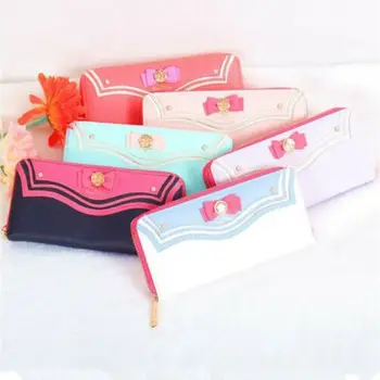 

Fashion Women Leather Envelope Clutch Wallet Long Card Holder Purse Bag Handbag Wallet Long Zip Purse Card Phone Holder Case