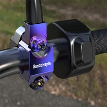 Аксессуары для мотоциклов CNC алюминиевый руль держатели зеркал заднего вида мотоцикл зажим для крепления зеркала кронштейны 7/" 22 мм