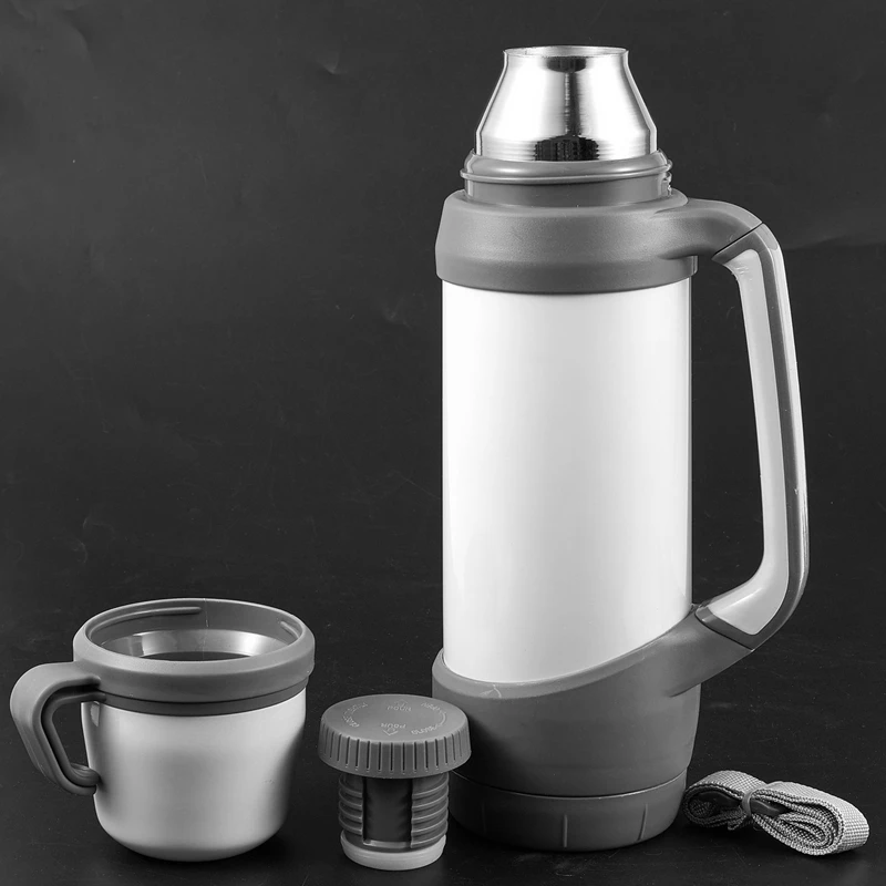 1.2L термосы бутылка для походов прямая чашка форма термосы из нержавеющей стали Термокружка термосохранения тепла бутылка Терма