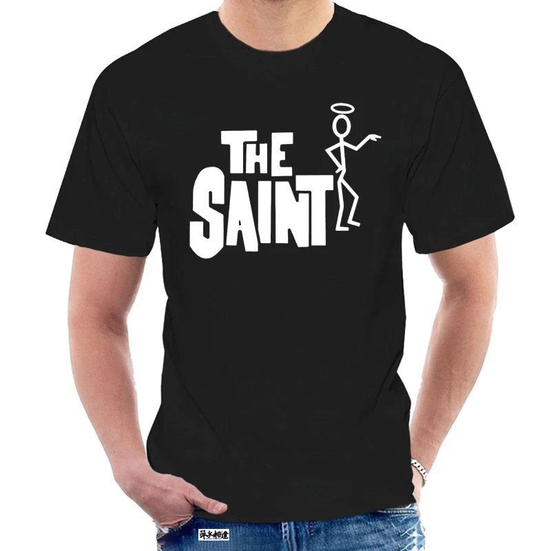 Новинка THE SAINT CLASSIC TV SERIES ROOGER MOORE Футболка мужская много цветов подарок новая