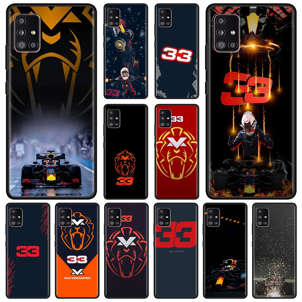 Case For Samsung Galaxy A51 A12 A21s A71 A52 A31 A32 A02s A72 A11 A41 A22 A01 A02 A42 A21 F42 Coque F1 Super Star Max-Verstappen