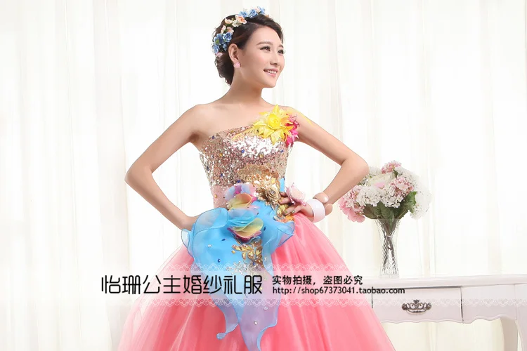 Одно плечо бальное платье без бретелек Quinceanera платье с плиссировкой, сладкий 16 платье для балла маскарада дешевые для дебютантки на выпускной платье