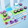 Montessori Wood Toys Puzzle Party Card Games Sushi Master Contest Competition Game Early Educational Kids Toy Japanese Food Gift 5