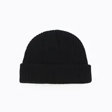 Style Beanies Knitted Hats Solid Color Caps For Autumn Winter Men Short Head Cap Outdoor Warm Street Head Leisure Women Hat