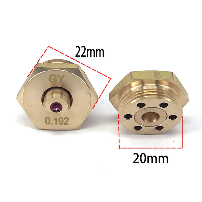 WEDM Parts Ruby Diamod Guide0.192mm Water Nozzle for 0.18mm Molybdenum wire for CNC Wire Cut Medium Speed Machine