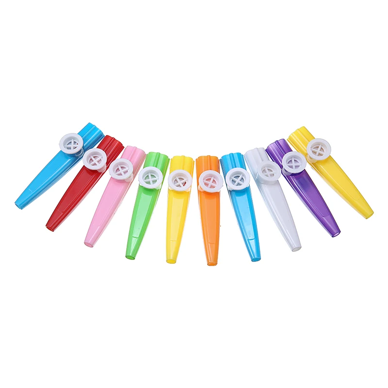 10 Stks/set Plastic Kazoo Mond Fluit Harmonica Instrument Muziek Voor