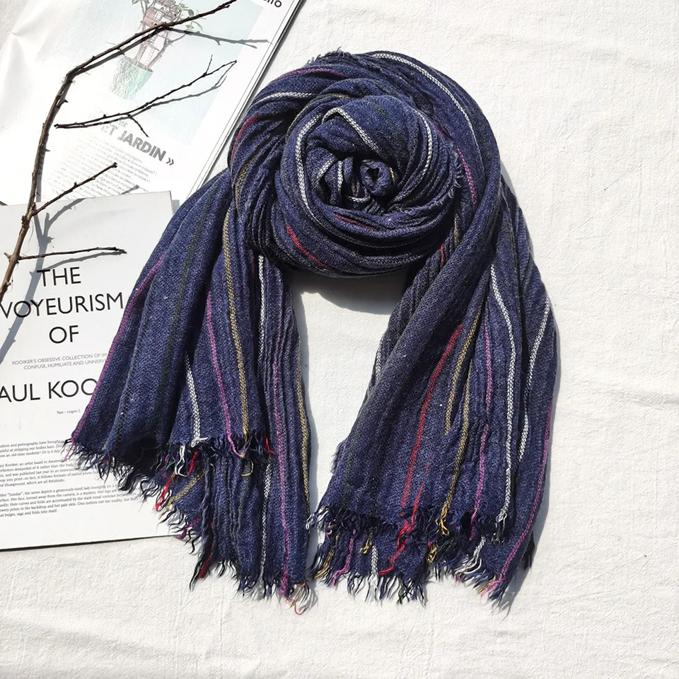 Scialle Stola Sciarpe Da Uomo Nappe Alla Moda Sciarpa Scialle Calda Invernale Di Grandi Dimensioni Sciarpa Unisex Moda Autunno Inverno Caldo (Color : Gray-A - Foto 6