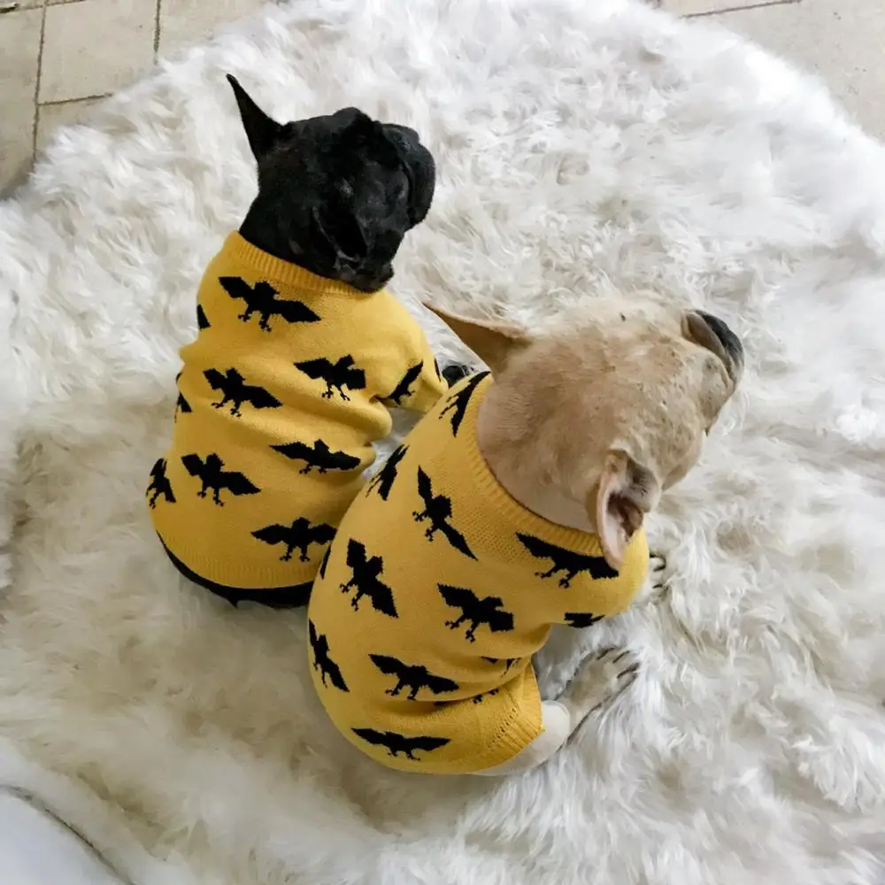 

Variety of autumn and winter warm cute soft pet sweater dog clothes