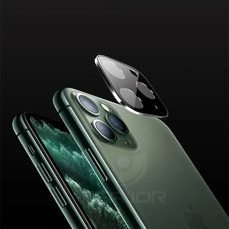 Keajor объектив камеры для IPhone 11 Pro Max Стекло Алюминиевый металлический протектор камеры для IPhone 11Pro Max Закаленное стекло пленка