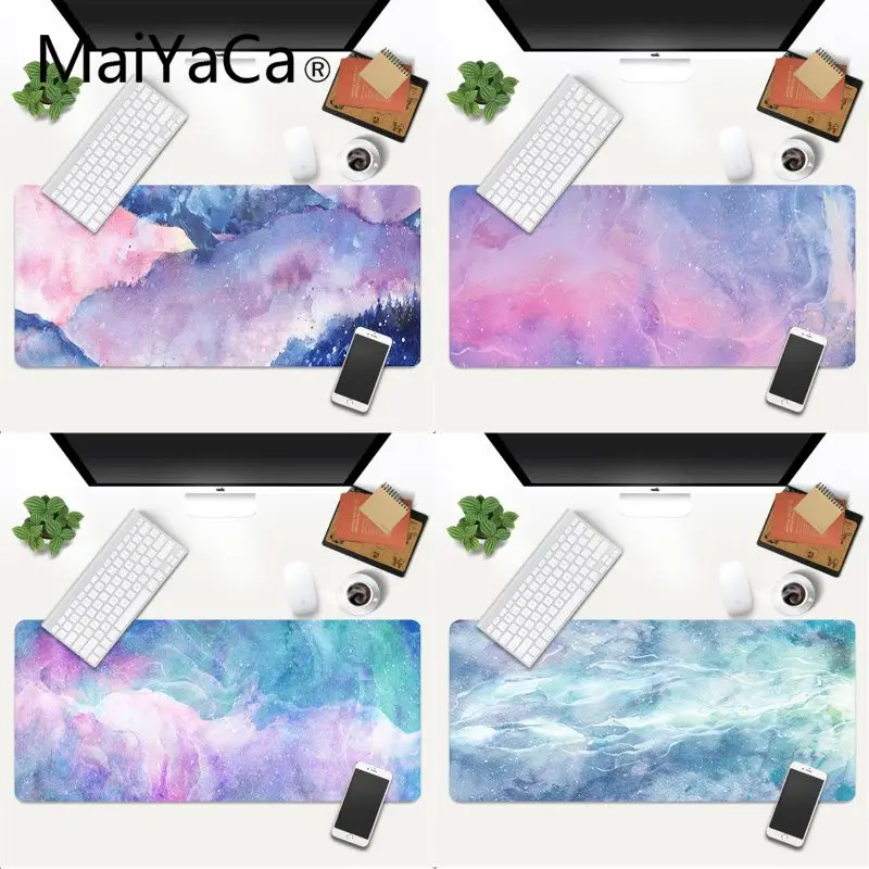 MaiYaCa красочный чернильный мраморный офисный коврик для мыши игровой большой 700x300