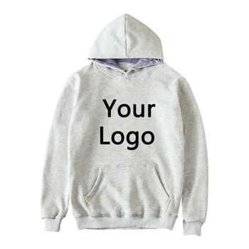 Pure Cotton Hoodie Custom DIY Text Logo High Quality Tees Customized Sweatshirt Couple Clothing Good Friend