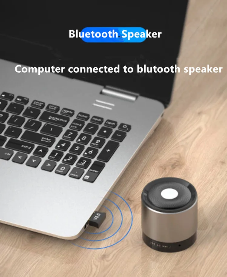 USB Bluetooth 5.0 Adapter Transmitter Bluetooth Receiver Audio Bluetooth Dongle Wireless USB Adapter for Computer PC Laptop