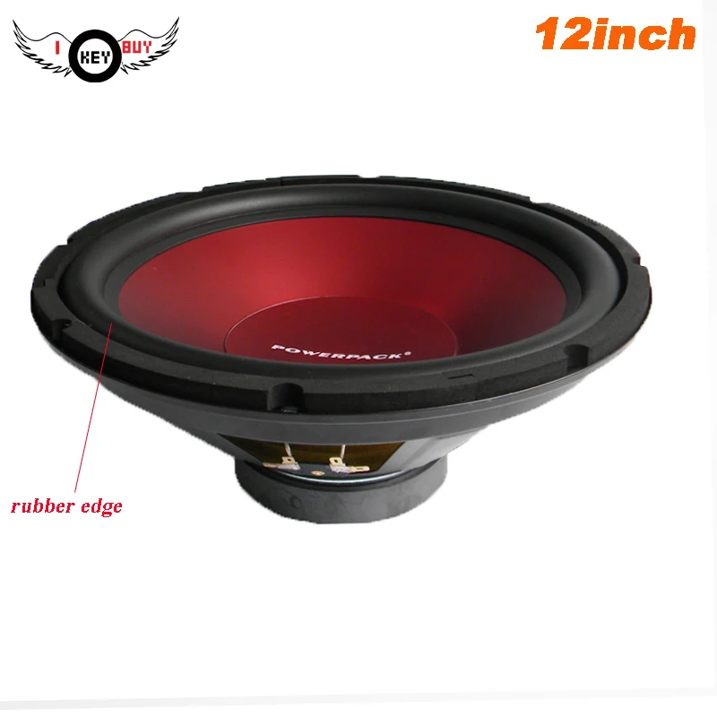 EDGE 12in 1800w Max Double Actif Voiture Audio Basse Boite