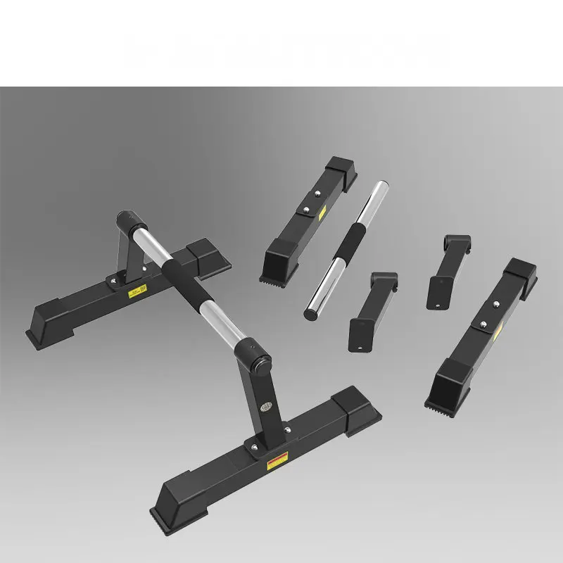 Home Dip Station I-Shaped Push-Up Parallel Bars, Multi-Functional Handstand Fitness Exercise Support