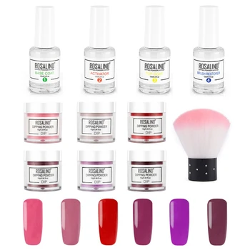 

Dipping Powder Nail Starter Kit Of 6 Color For French Nail Manicure Nail Art Set Essential Kit Portable Kit For Travel