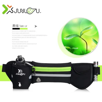 

Running Waistpack Nylon Reflective Waterproof for Men Women Sports Waistpack Bag Free water bottle