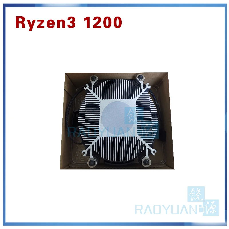 Процессор AMD Ryzen R3 1200, четырехъядерный процессор, разъем AM4, 3,1 ГГц, 10 МБ, TDP, 65 Вт, кэш, 14 нм, DDR4, настольный компьютер, YD1200BBM4KAE, с вентилятором охлаждения