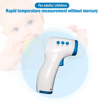 

Infrared Non-contact Fast Measurement Thermometer Gun Forehead Thermometer Automatic Shutdown Backlight Display 32.0℃~42.9℃