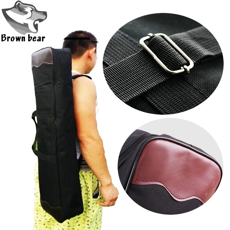 Archery Recurve Bow Bag Shoulder Handle Carrying Black High Class