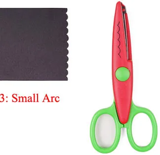 Ремесленные школы Studen офисные стационарные ножницы aper cut craftt DIY ножницы СНиП бытовой - Цвет: 3 Small Arc