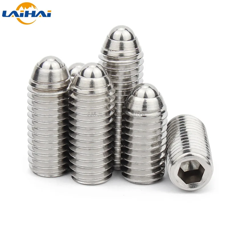 Size: M10x16mm 5pcs Screw 2/5/10/20pcs M3 M4 M5 M6 M8 M10 M12 A2-70 304 Stainless Steel Hex Socket Allen Spring Ball Plunger Grub Point Set Screw Bolt Size: M10x16mm 5pcs Screw 2/5/10/20pcs M3 M4 M5 M6 M8 M10 M12 A2-70 304 Stainless Steel Hex Socket Allen Spring Ball Plunger Grub Point Set Screw Bolt