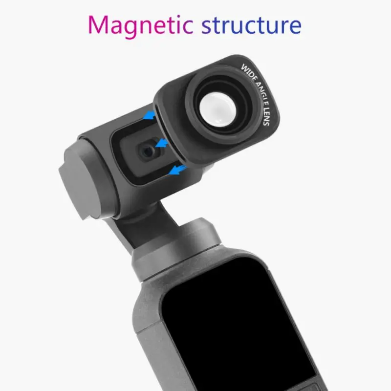 Магнитный Карманный широкоугольный объектив для DJI Osmo изысканные и компактные Объективы для камеры