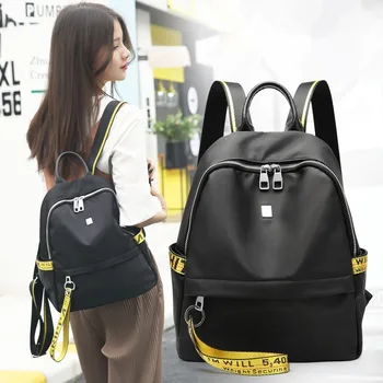 

Shoulder bag girl 2018 new Korean version leisure student bag women Oxford cloth travel backpack purses and handbags bookbag