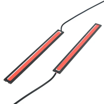 

Set Car LED Lights COB Strip Replacement Luminous Waterproof DRL Driving