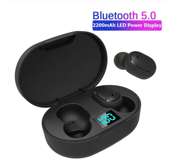 TWISTER CK Wireless Earphone Earbuds LED Display Bluetooth V5 0 Headsets with Mic for iPhone Huawei Samsung pk A6S